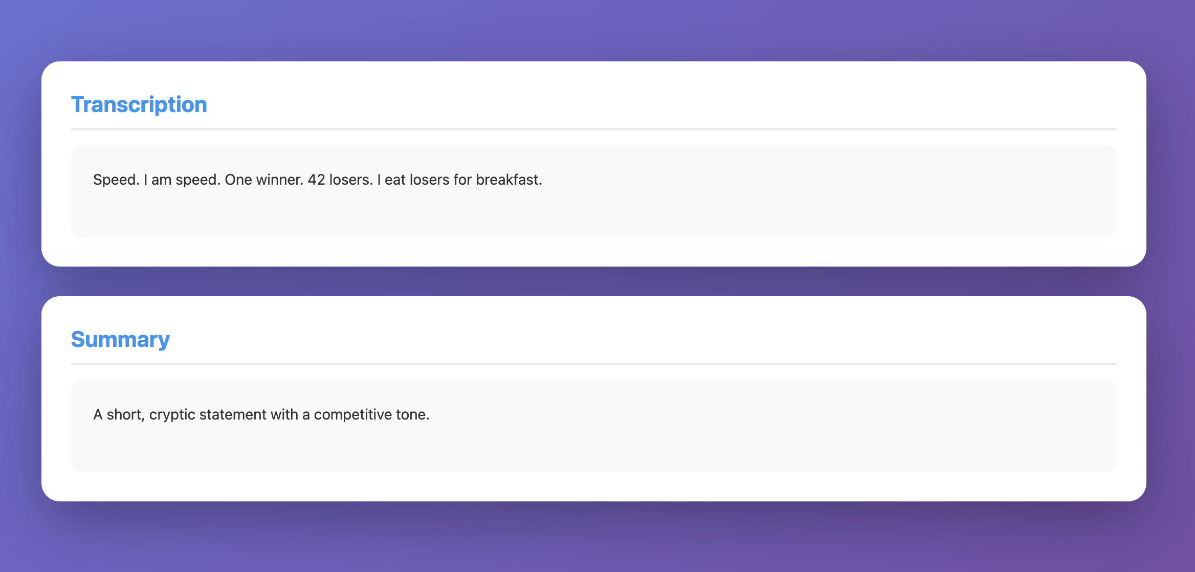 Preview image of AI Transcribe App